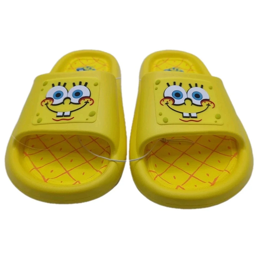 SpongeBob SquarePants Comfort Slide Sandals Mens Size 10 Ground Up
